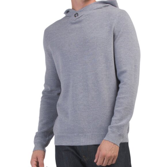 NEW NAADAM Wool Merino Hoodie for men Cement 563mn - Picture 4 of 5